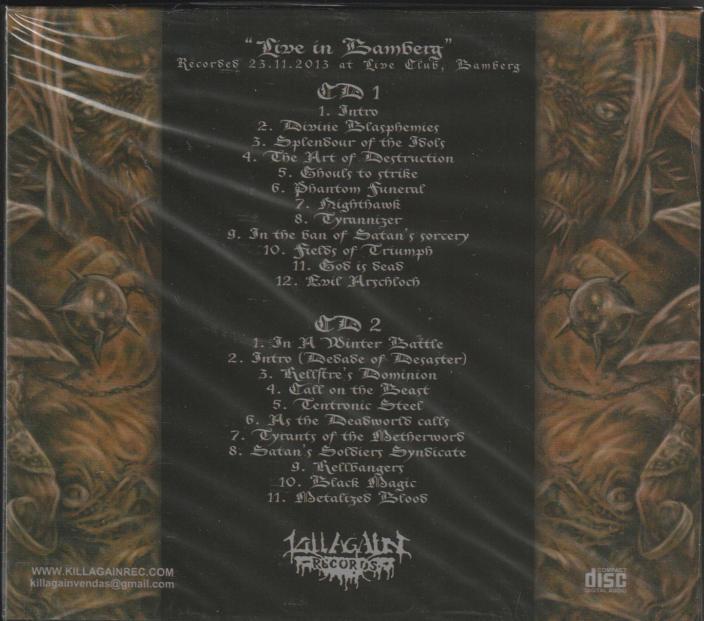 Desaster - Live In Bamberg 2xCD