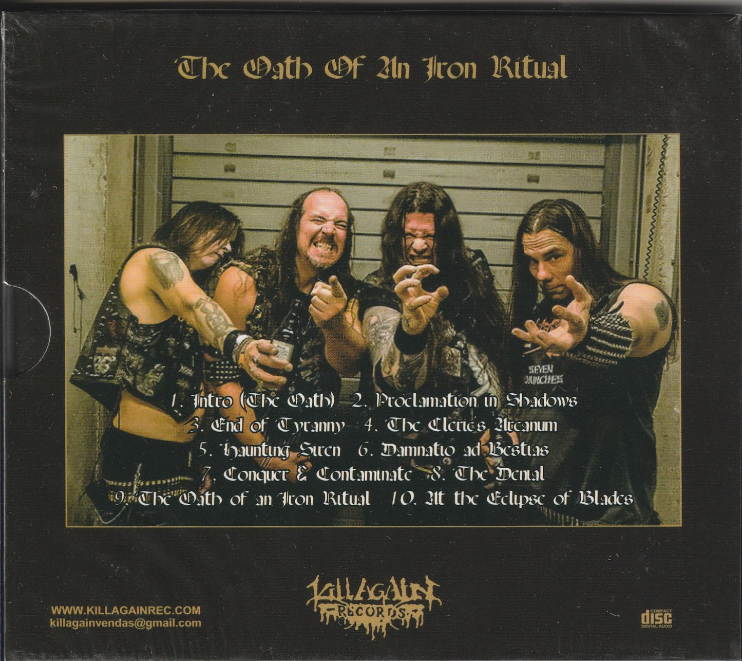 Desaster - The Oath Of An Iron Ritual CD