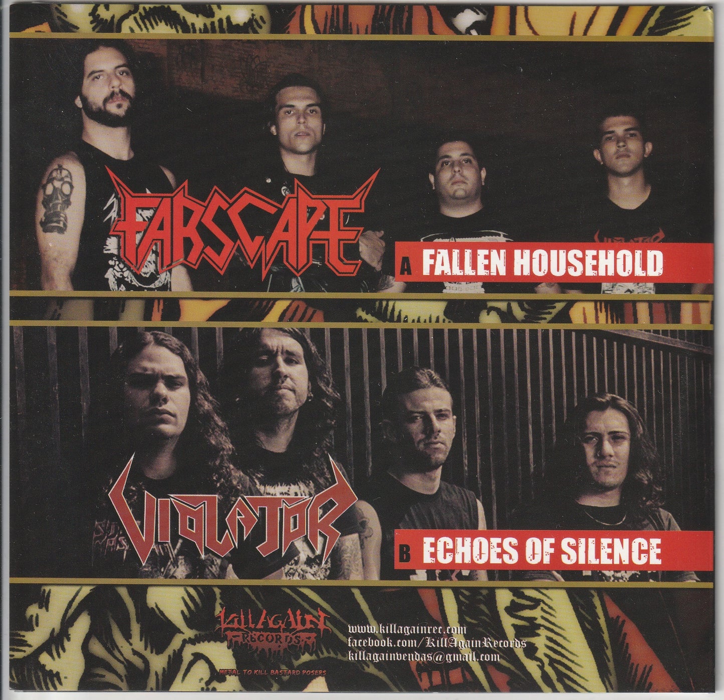 Farscape / Violator  ‎– The Fall Of Silence LP 7"