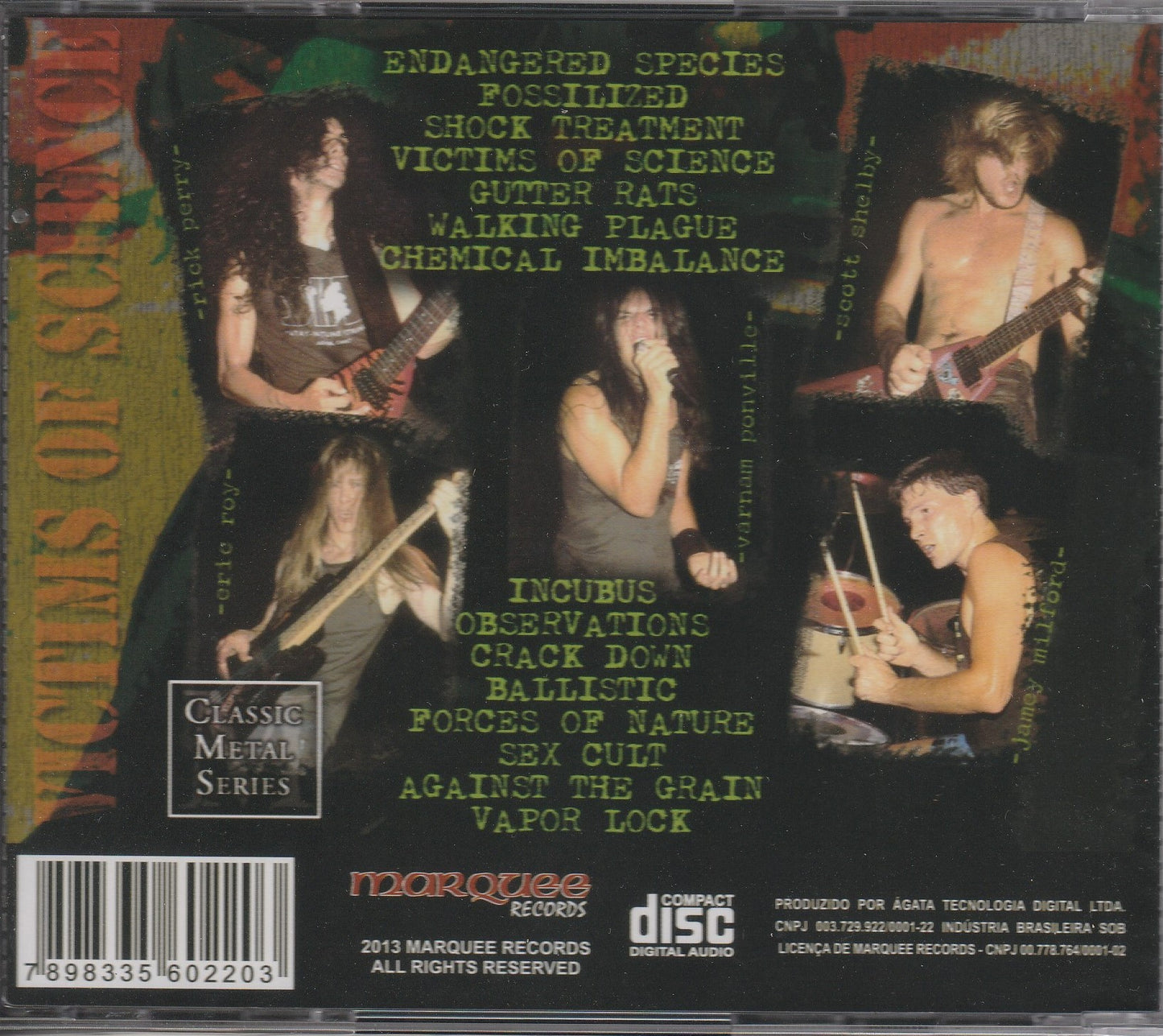 Gammacide - Victims Of Science CD