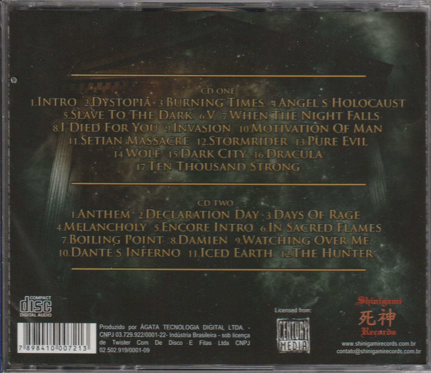 Iced Earth - Live In Ancient Kourion 2xCD