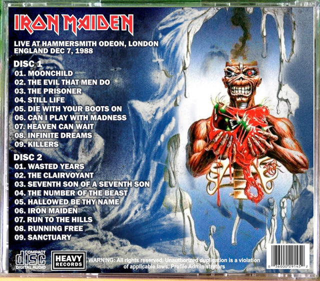 Iron Maiden - Prophecy In Hammersmith 2xCD