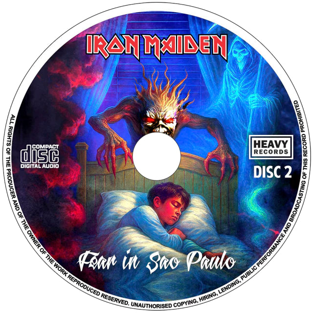 Iron Maiden - Fear In Sao Paulo Fear Of The Dark Tour 2xCD