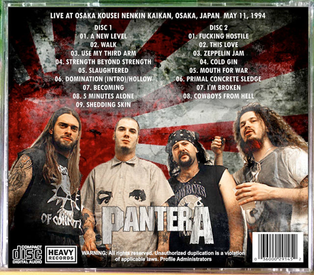 Pantera - Slaughtered In Japan 2xCD