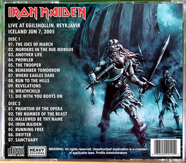 Iron Maiden - Eddie Rips Up Iceland 2xCD
