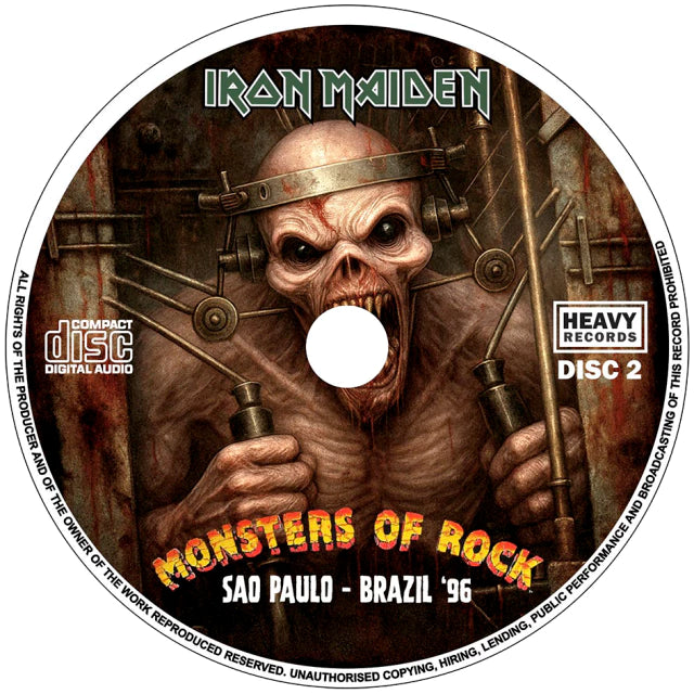 Iron Maiden - Monsters Of Rock 1996 Sao Paulo 2xCD
