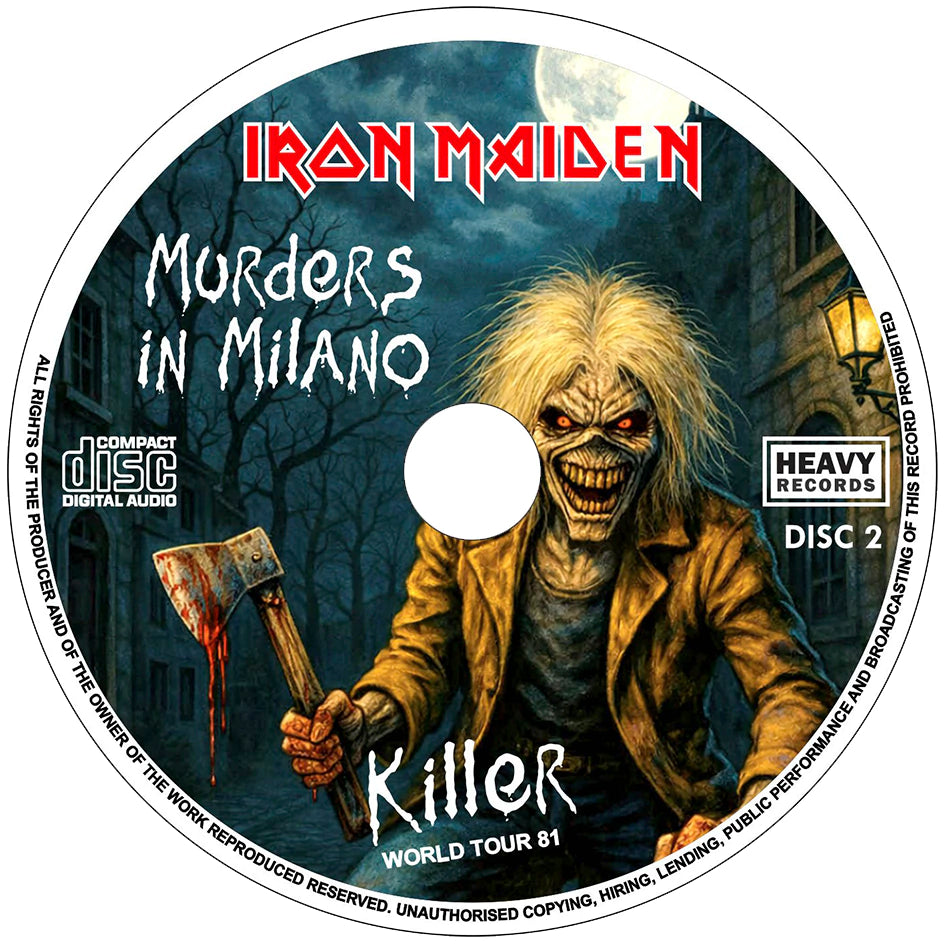 Iron Maiden - Murders In Milano Killer World Tour 2xCD