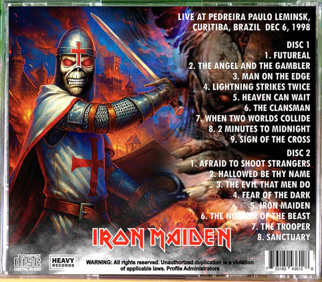 Iron Maiden - Live Skol Rock Curitiba 1998 2xCD