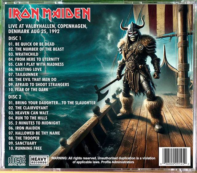 Iron Maiden - Copenhagen In Darkness 2xCD
