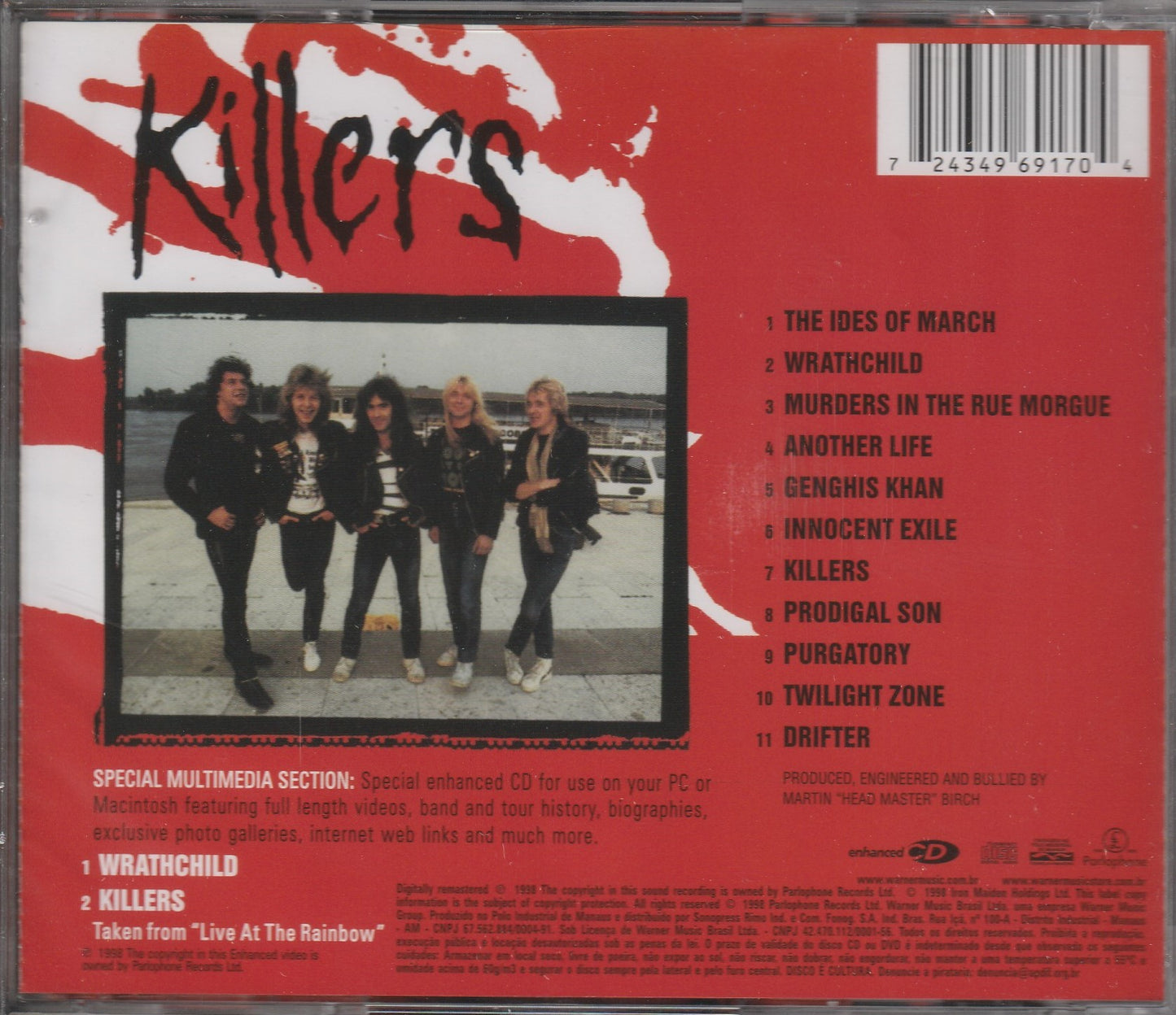 Iron Maiden – Killers CD