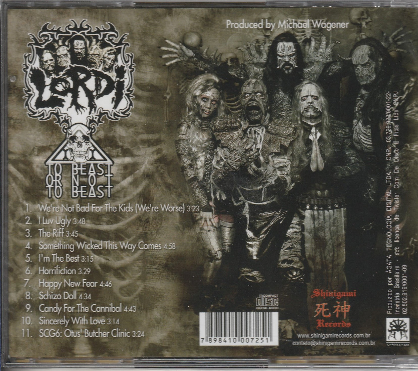 Lordi - To Beast Or Not To Beast CD
