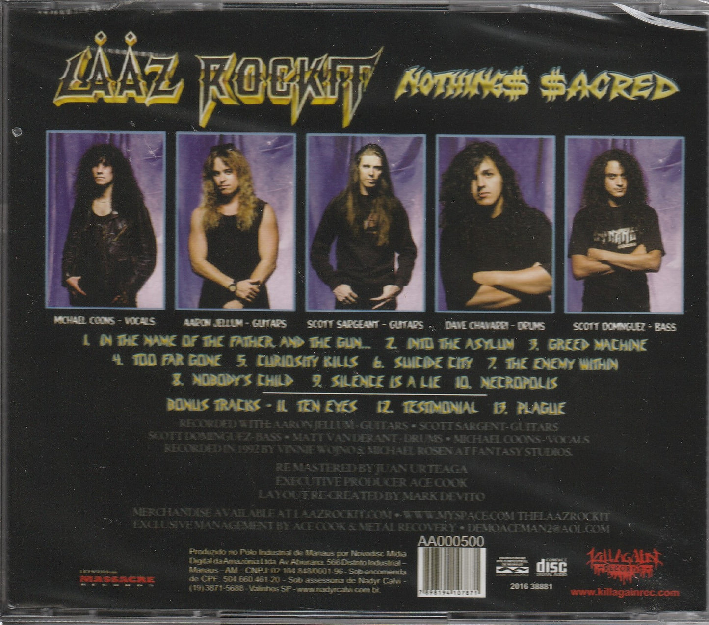 Laaz Rockit - Nothing$ $acred CD