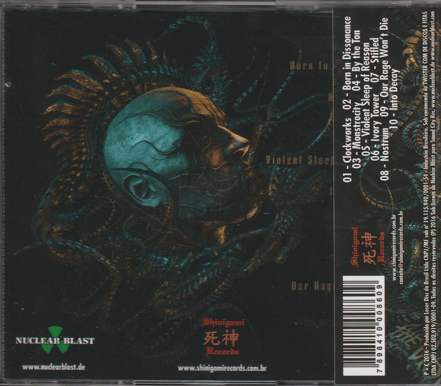 Meshuggah - The Violent Sleep Of Reason CD