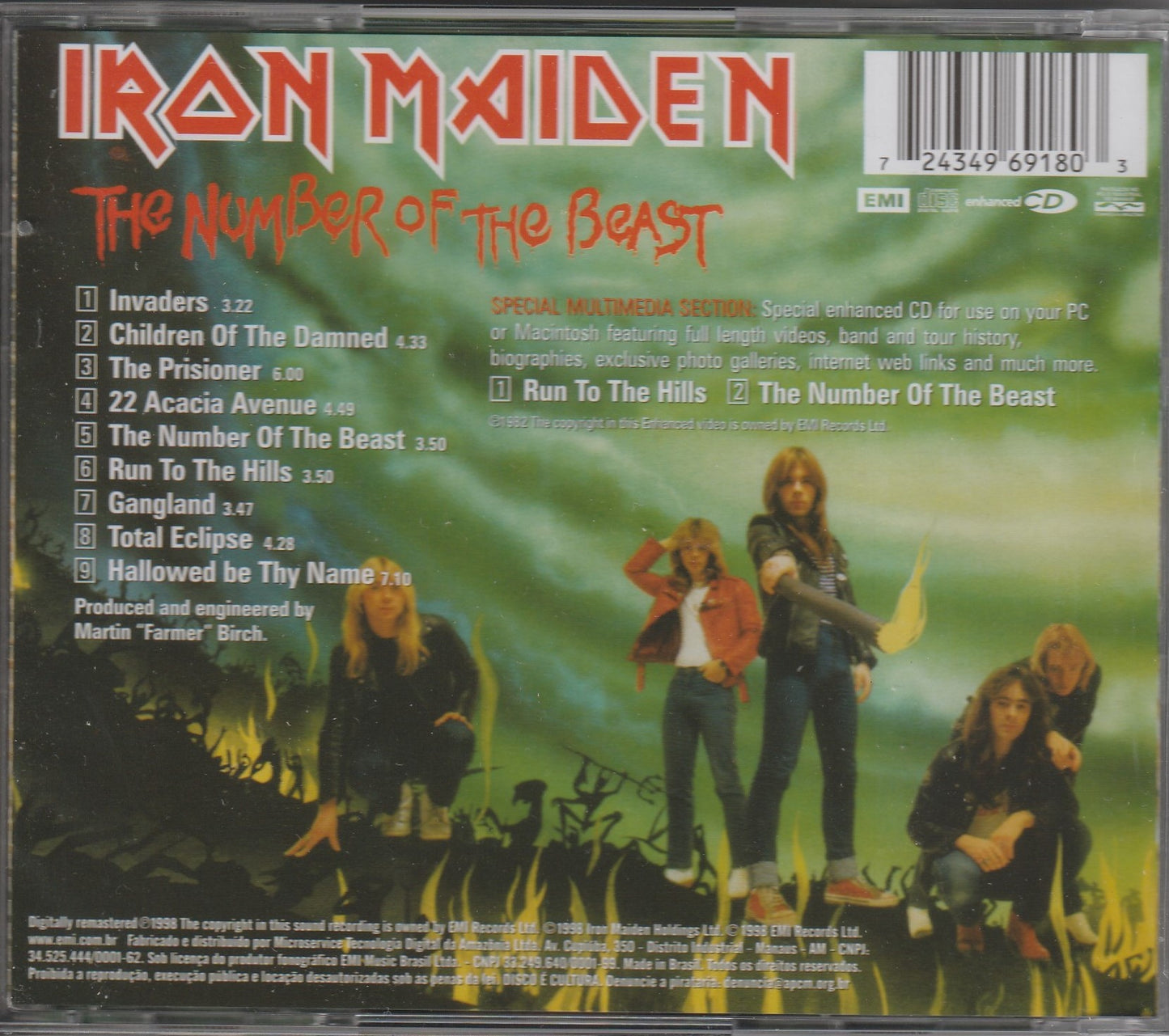 Iron Maiden – The Number Of The Beast CD