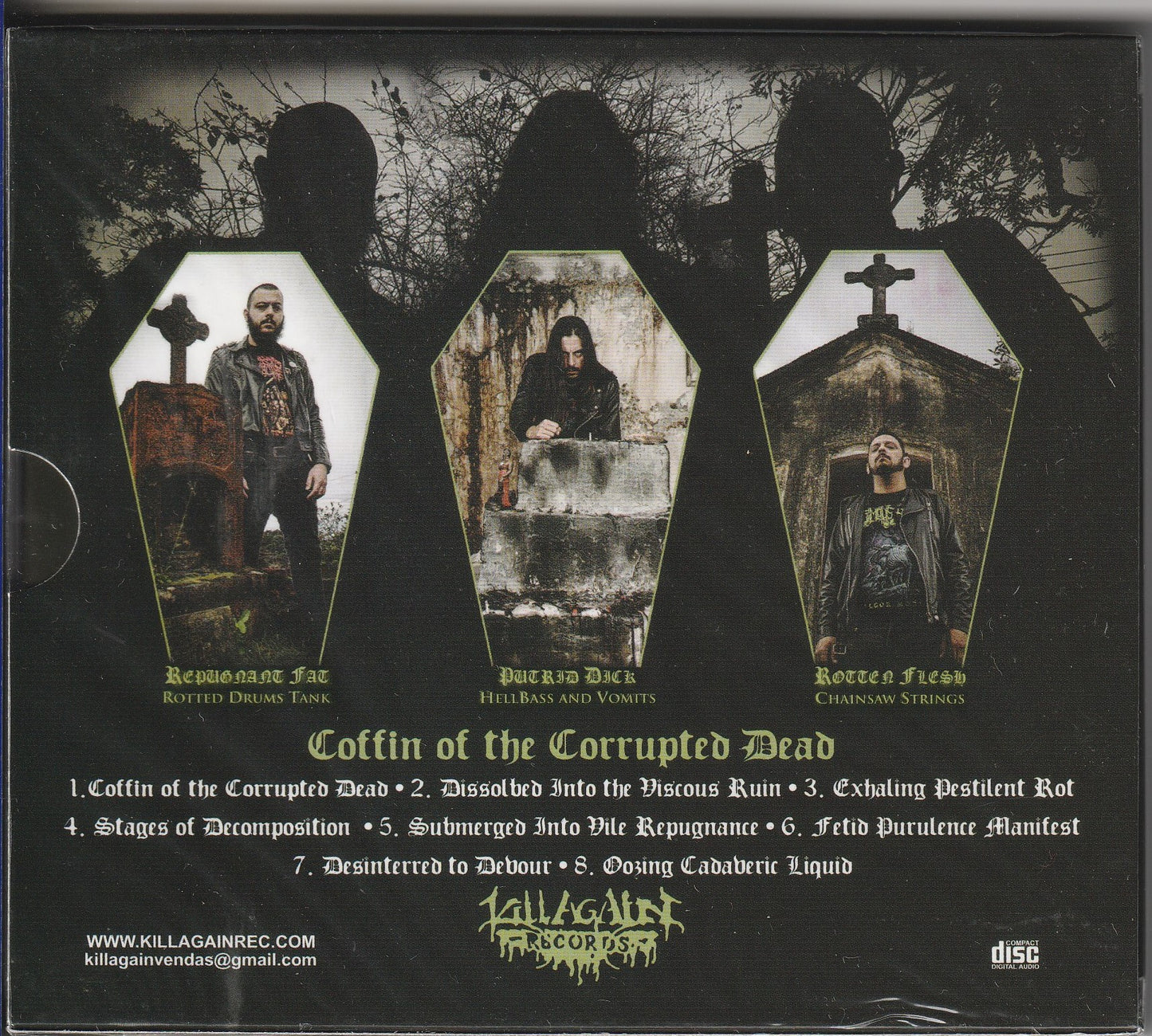 Podridão ‎– Coffin Of The Corrupted Dead CD