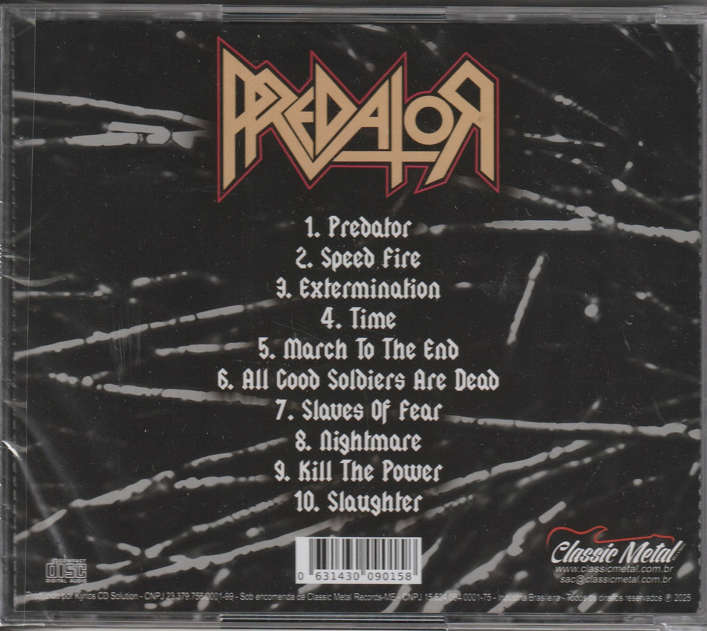 Predator ‎– Predator CD