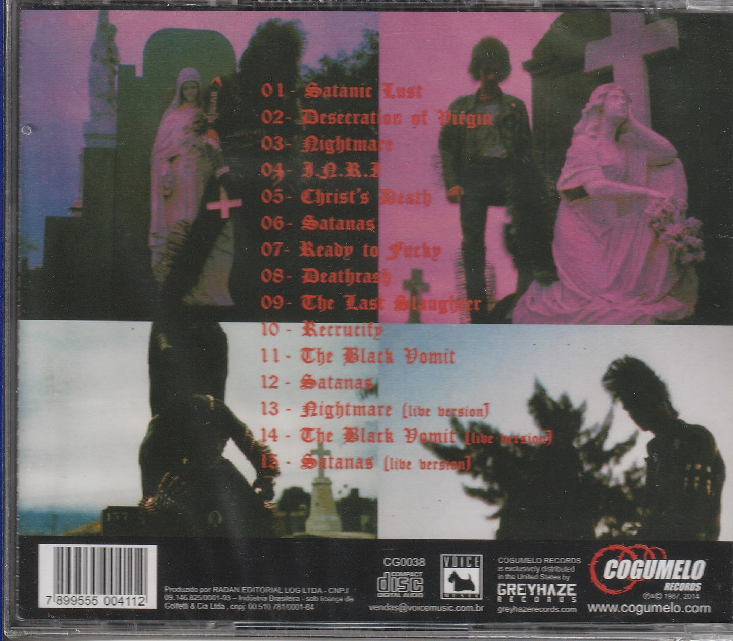Sarcófago ‎– I.N.R.I. CD