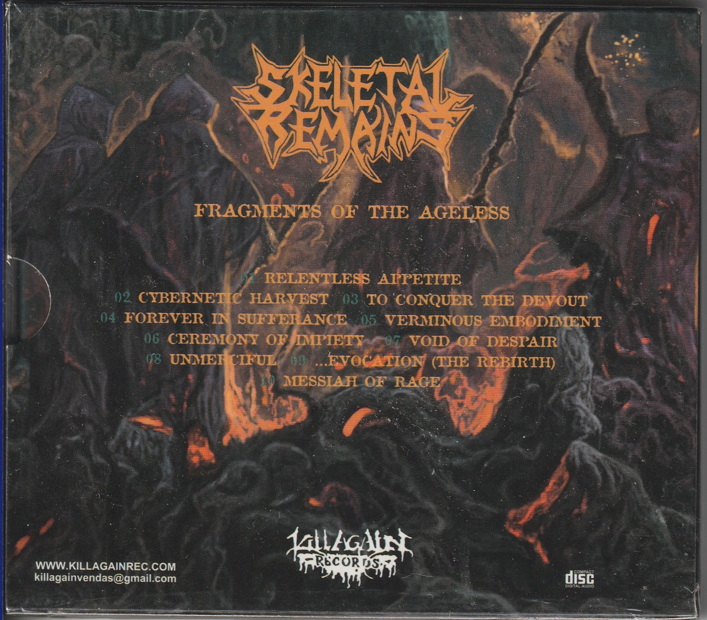 Skeletal Remains – Fragments of the Ageless CD