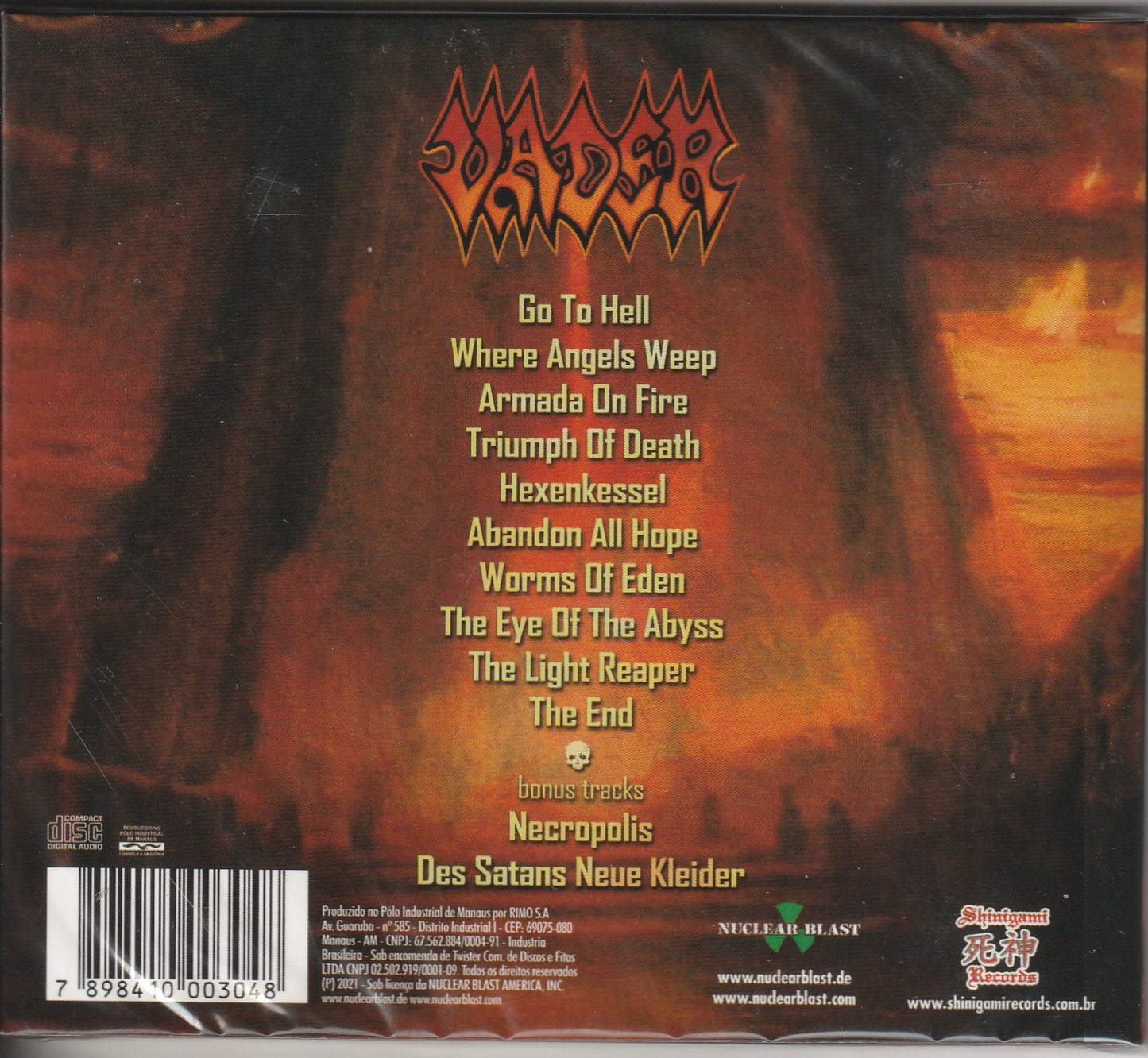 Vader - Tibi Et Igni CD