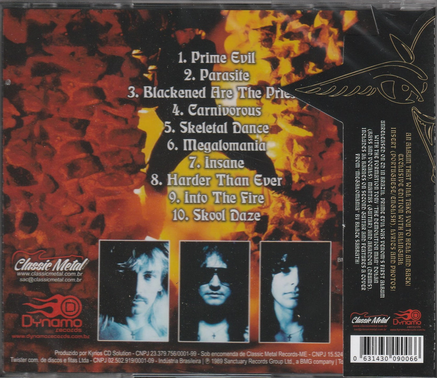 Venom  - Prime Evil CD