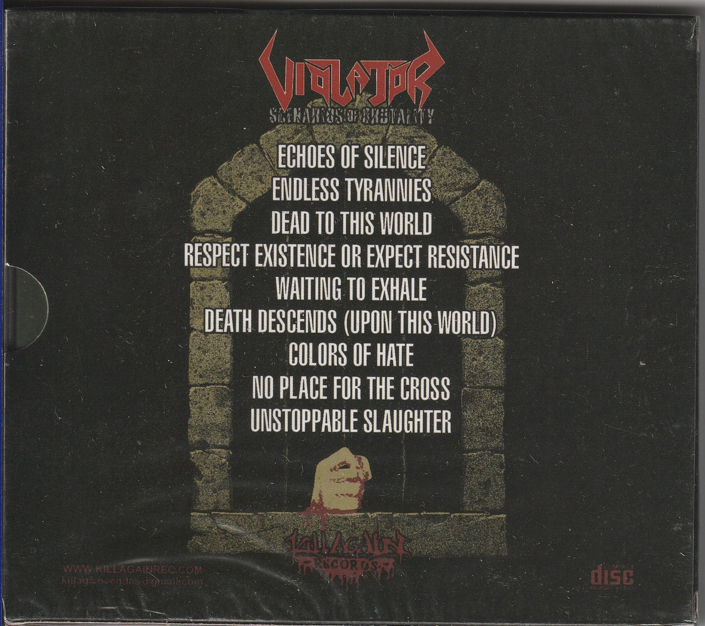Violator  - Scenarios Of Brutality CD