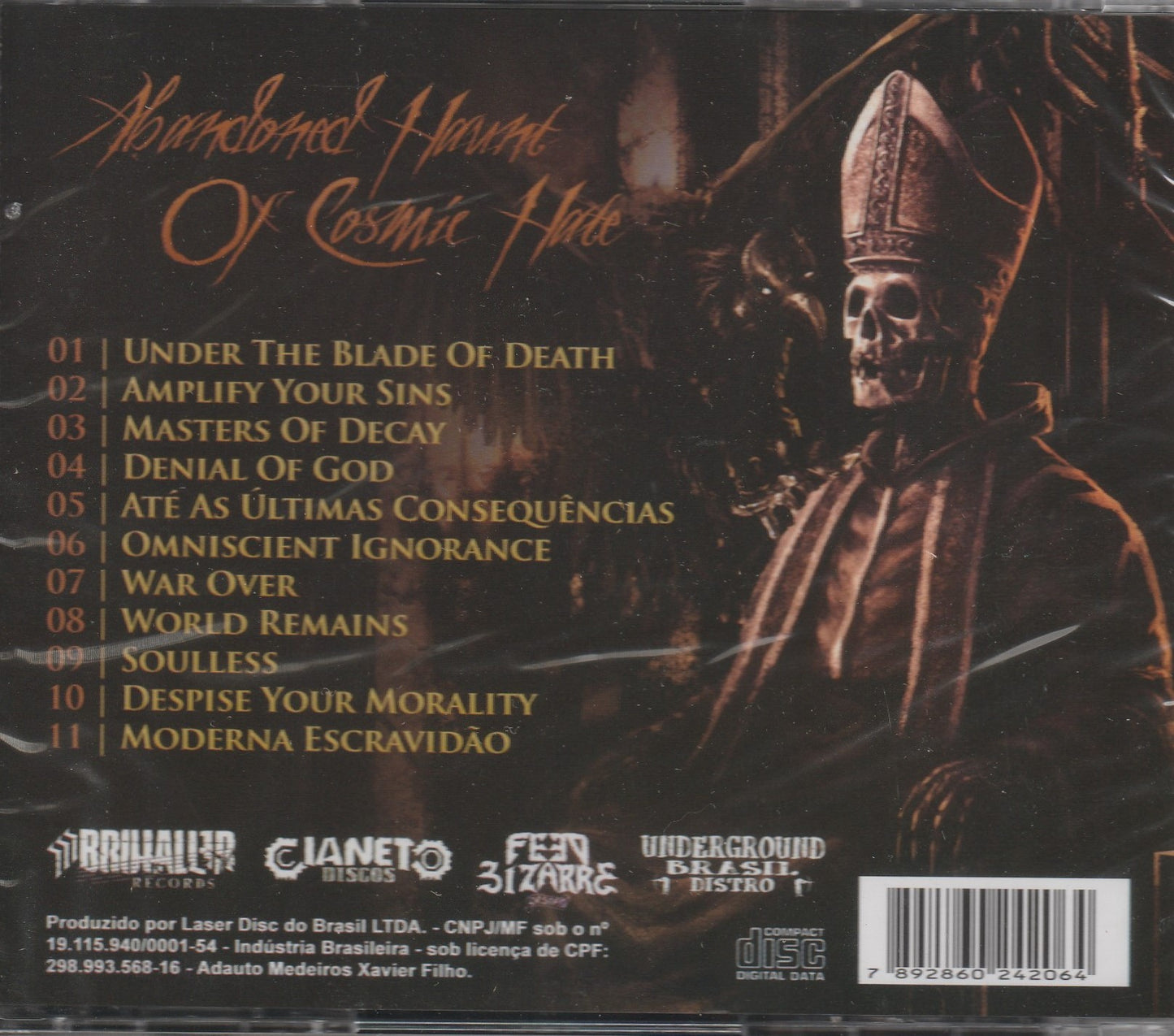 Vulture – Abandoned Haunt Of Cosmic Hate CD
