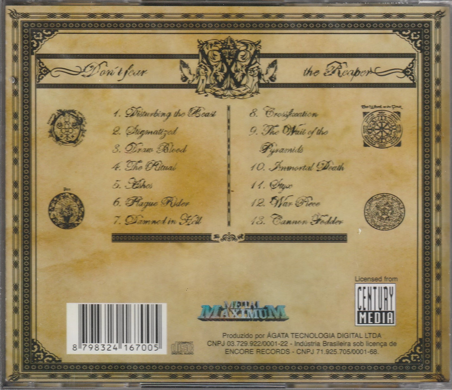 Witchery - Don't Fear The Reaper CD