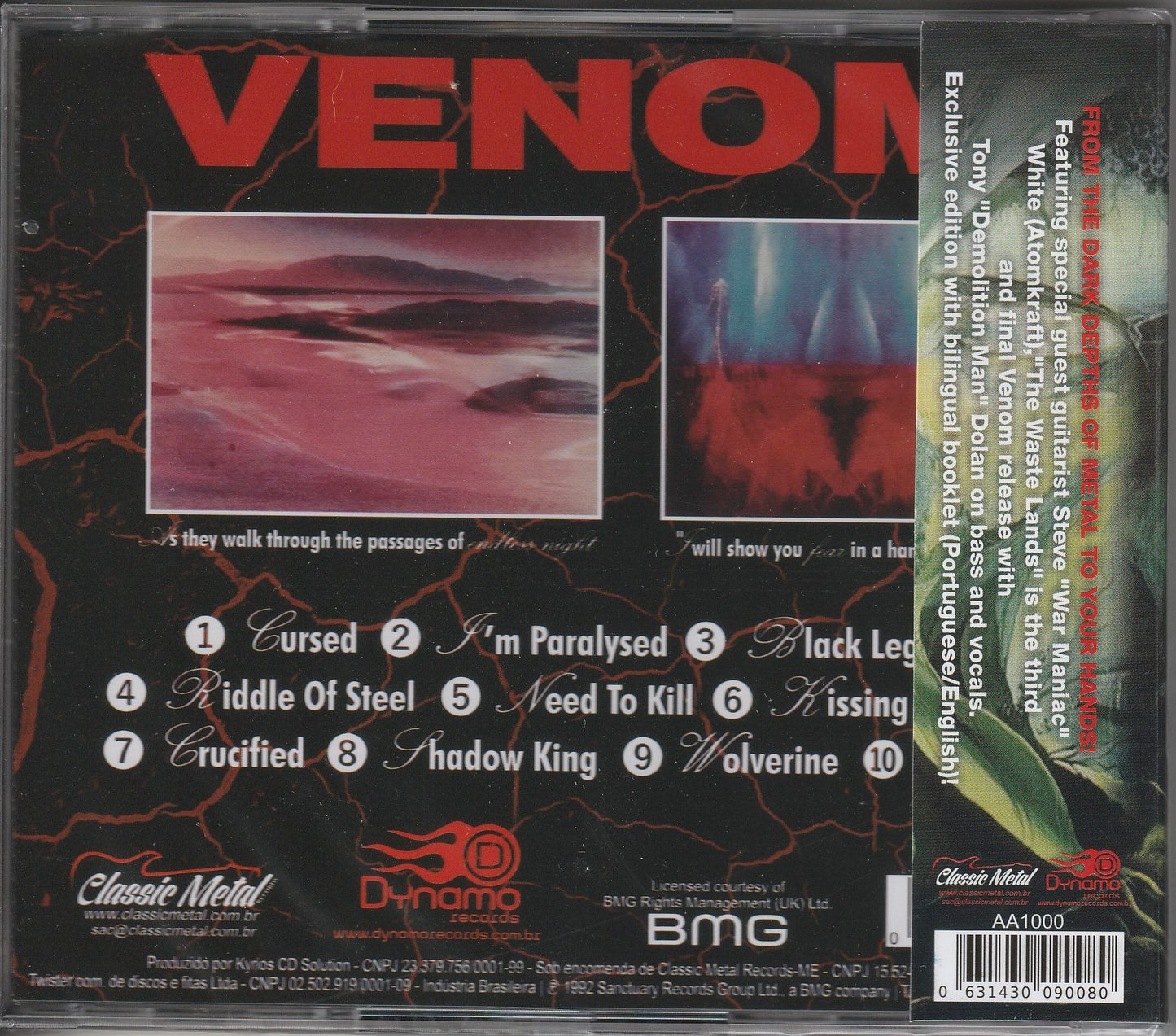 Venom  - The Waste Lands CD