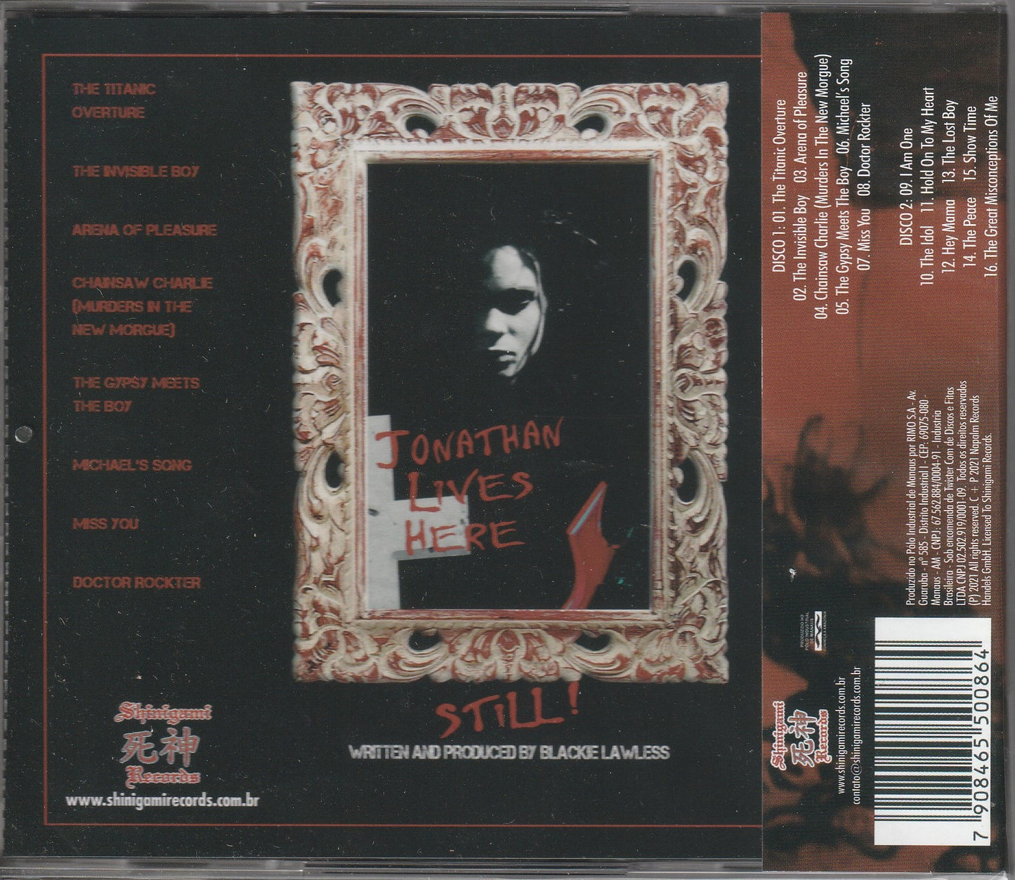 W.A.S.P. - Reidolized (The Soundtrack To The Crimson Idol) 2xCD