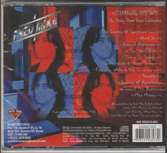 Fred Mika - Withdrawal Symptoms CD