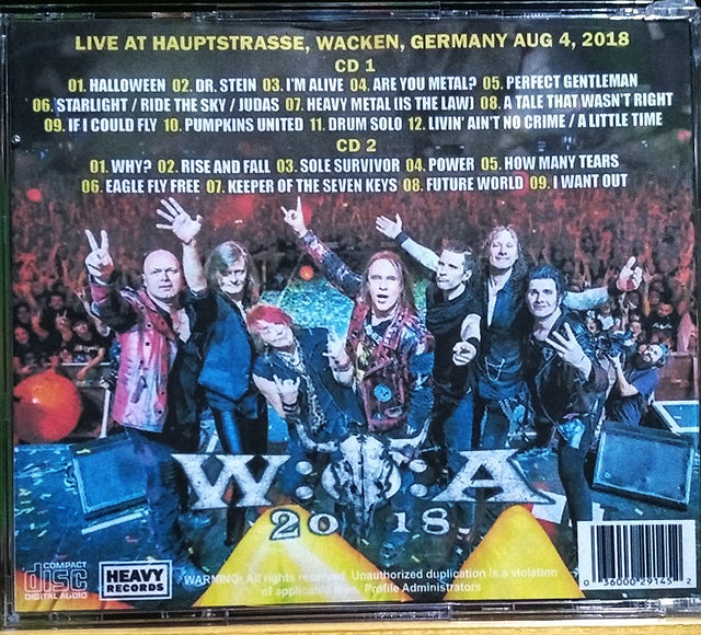 Helloween - Wacken 2018 2xCD