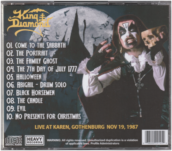 King Diamond - Joker Up My Sleeve CD