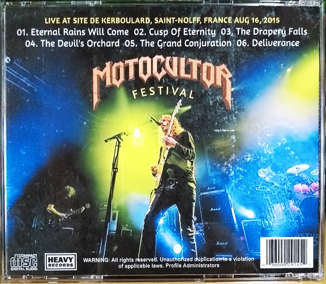 Opeth - Motocultor Festival 2015 CD