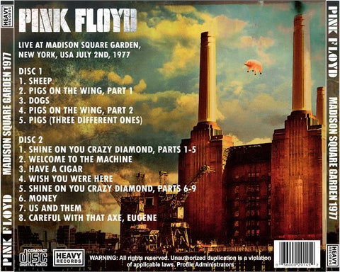 Pink Floyd - Madison Square Garden 1977 2xCD