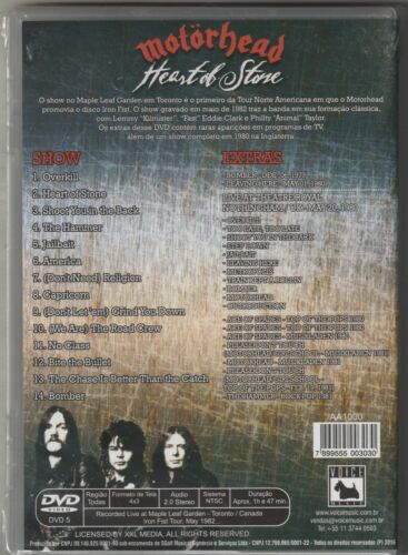 Motorhead - Heart Of Stone Iron Fist Tour 82 Live In Canada DVD