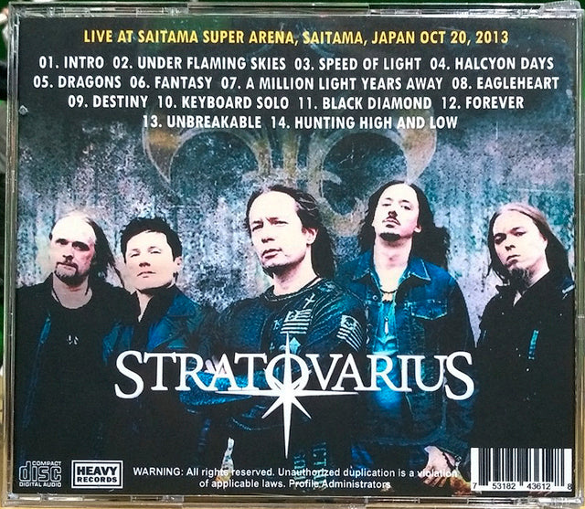 Stratovarius - Loud Park Japan 2013 CD